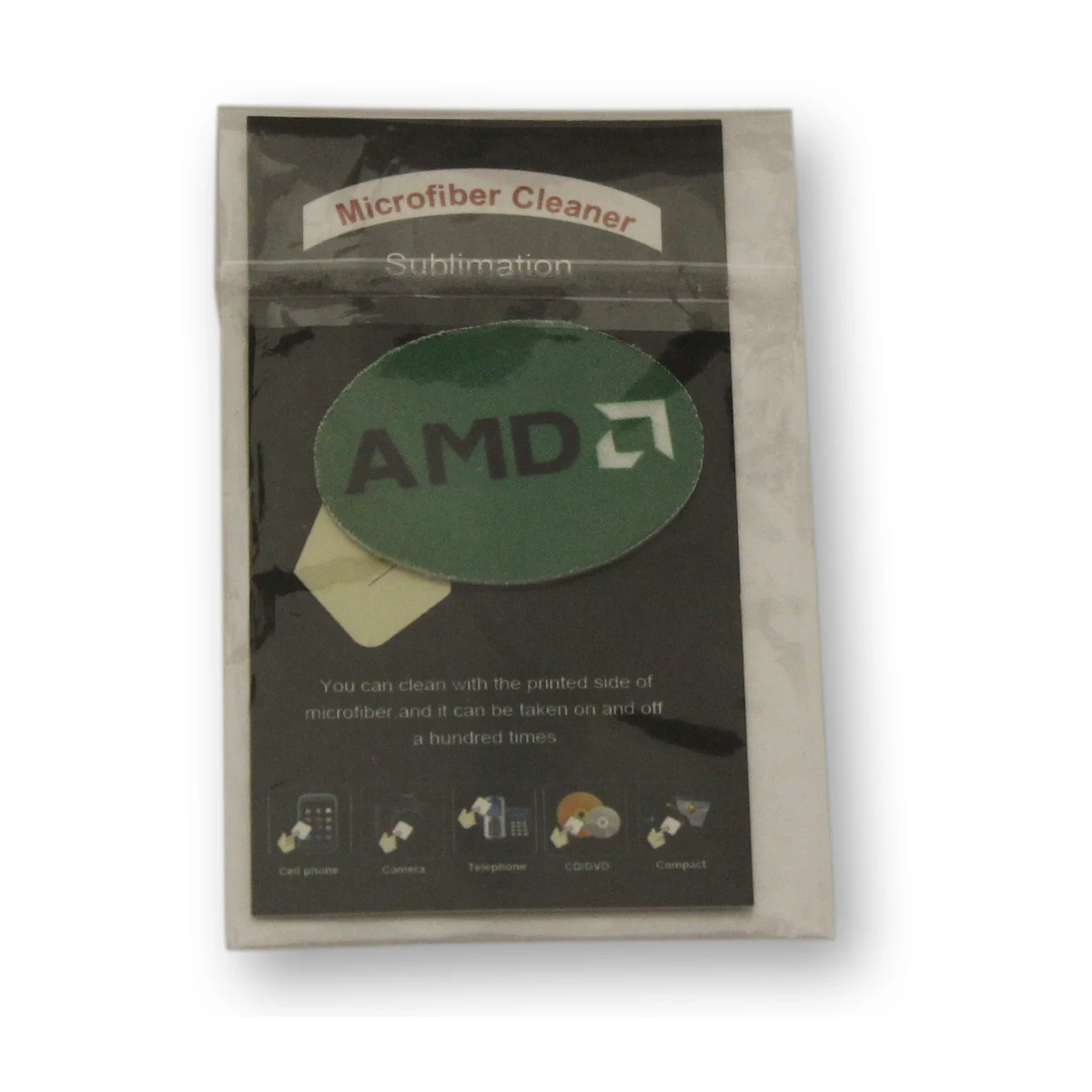 Magic Screen Cleaner 1.18" x 1.5" Oval with Generic Backer 1