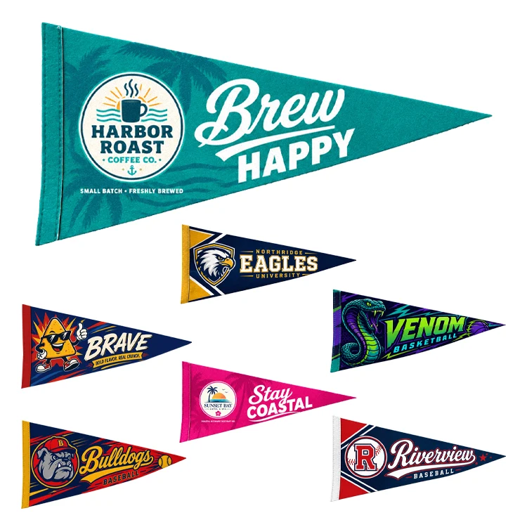 Ojai Full Color Felt Pennant 1