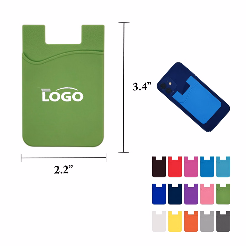 Silicone Adhesive Card Wallet