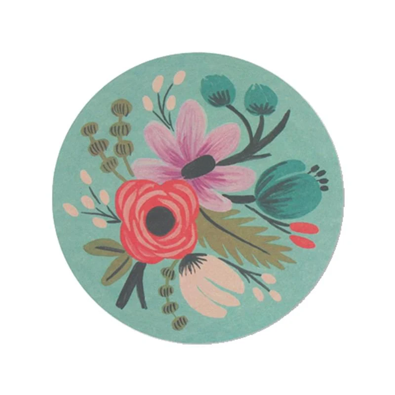 4" Round Full Color 80 pt Pulp Board Coaster 1