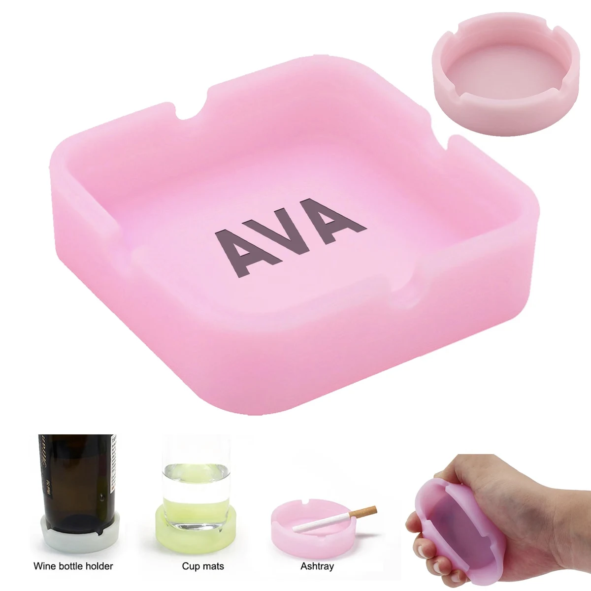 Foldable Silicone Ashtray 1