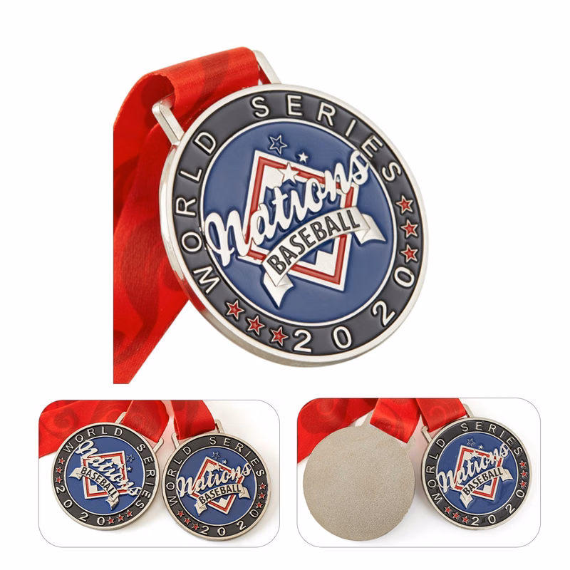 Painted Metal Medal