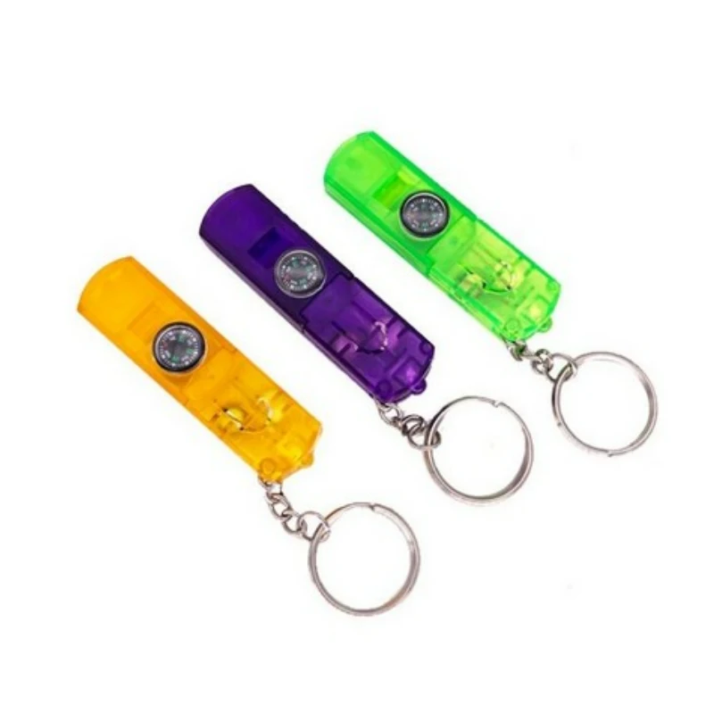 Compass LED Whistle Keychain 1