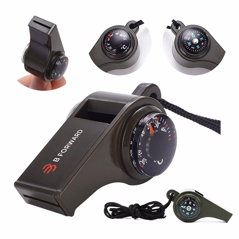 Three-In-One Outdoor Multi-Function Survival Whistle