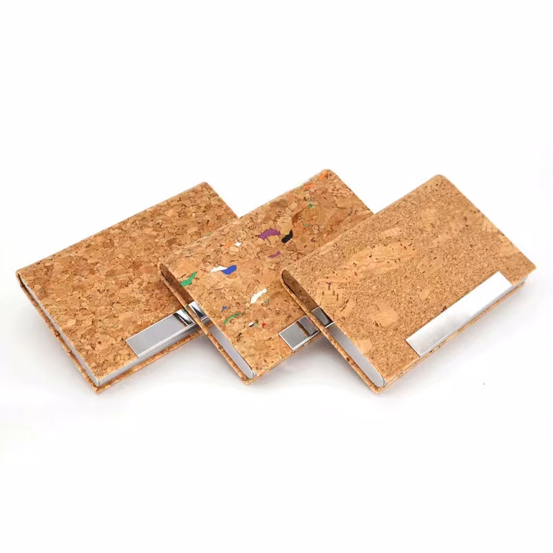 Cork Business Card Holder