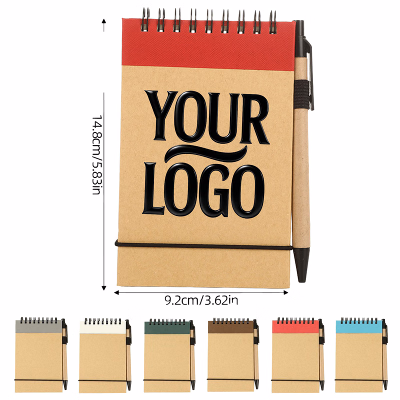 Kraft Notebook With Pen