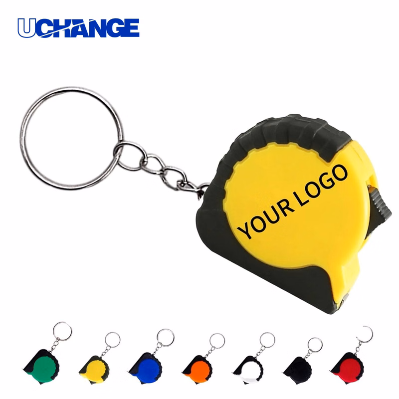 Mini Tape Measure Keychain Tool 1.57" x 0.59" x 1.57" Compact Design