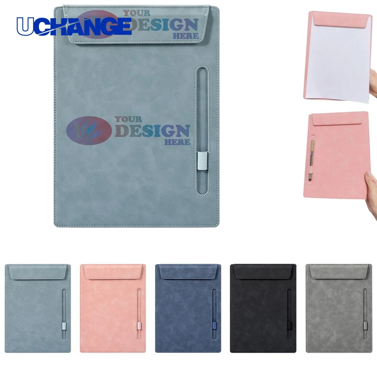 Leather Conference Clipboard Folder 1