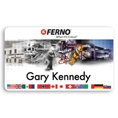 Full Color Name Badge w/ Personalization (1.75"x3") Rectangle 1