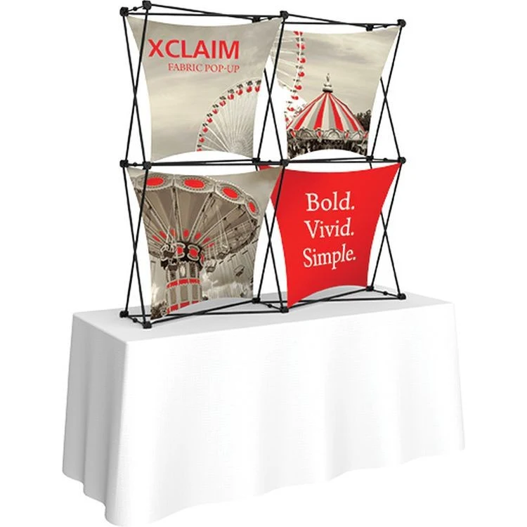 Xclaim 5ft Tabletop Fabric Popup Display Kit 04 1