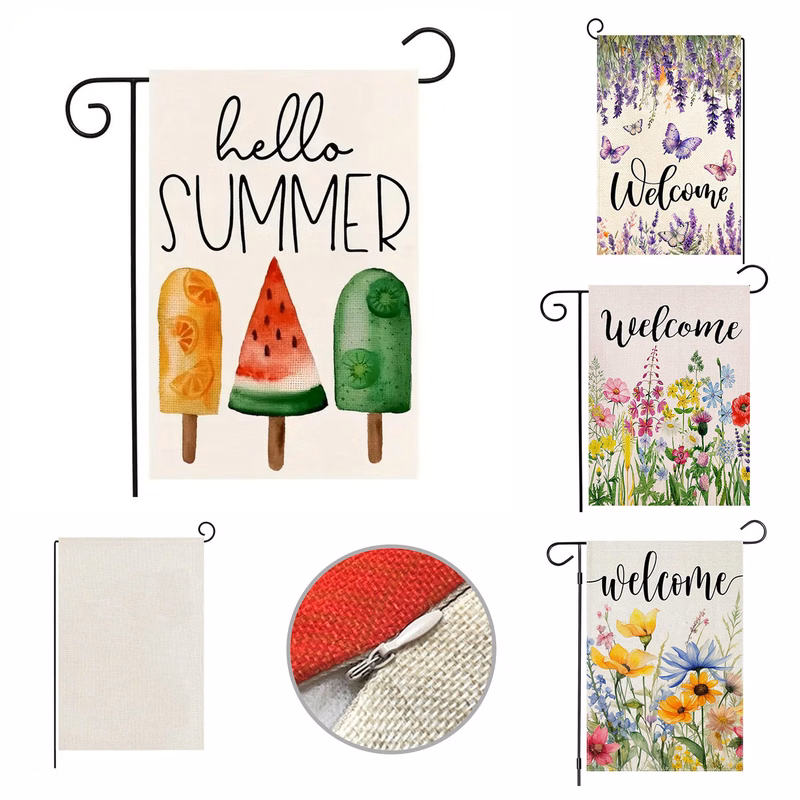Double Sided Garden Banner