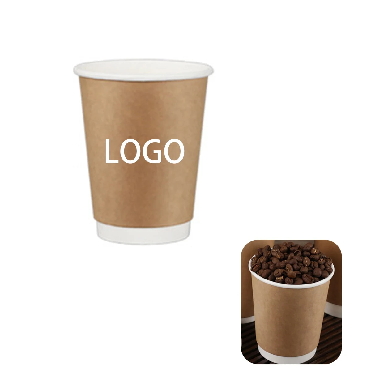 Disposable Hollow Paper Cup 1