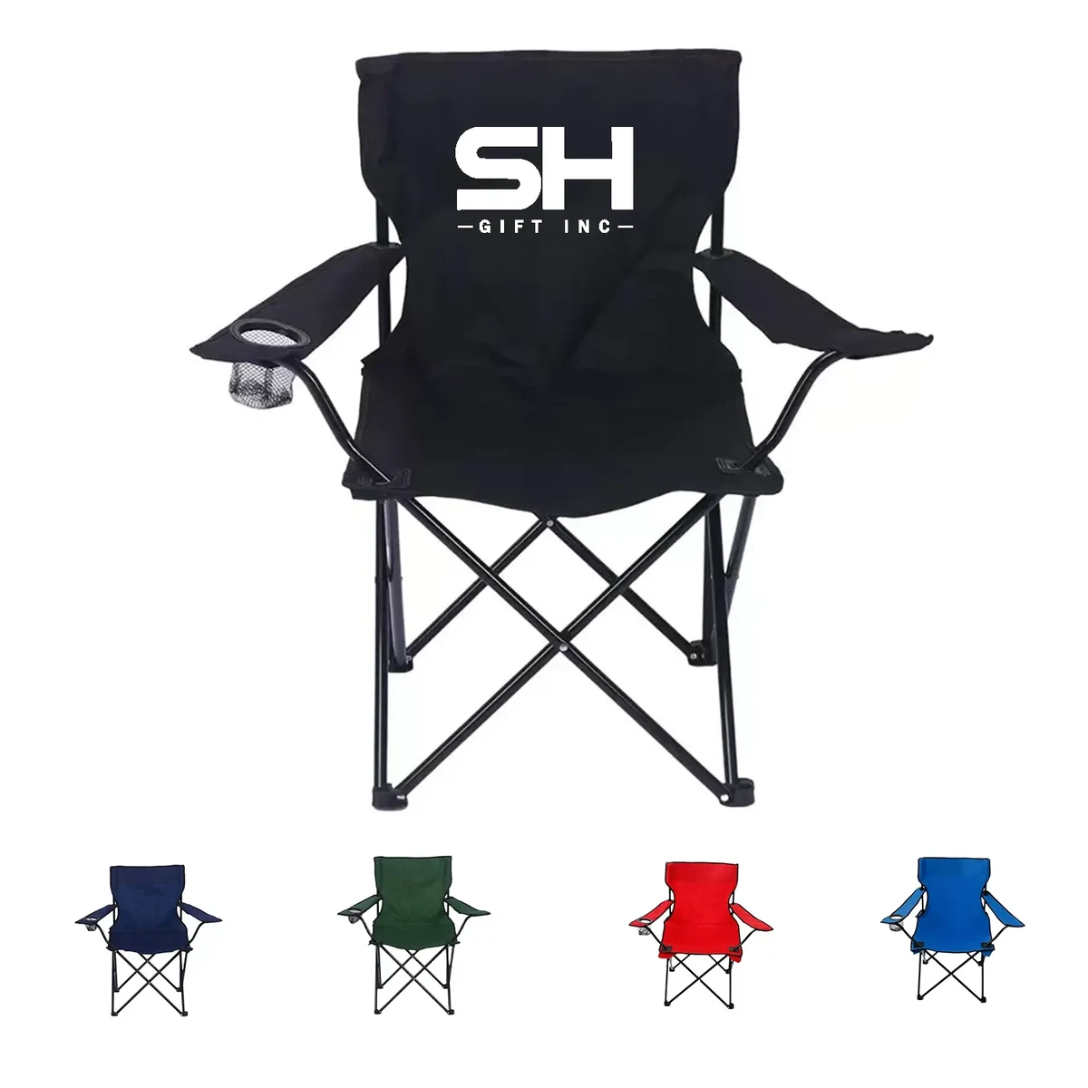 Folding Captains Chai r with Carry Bag 1