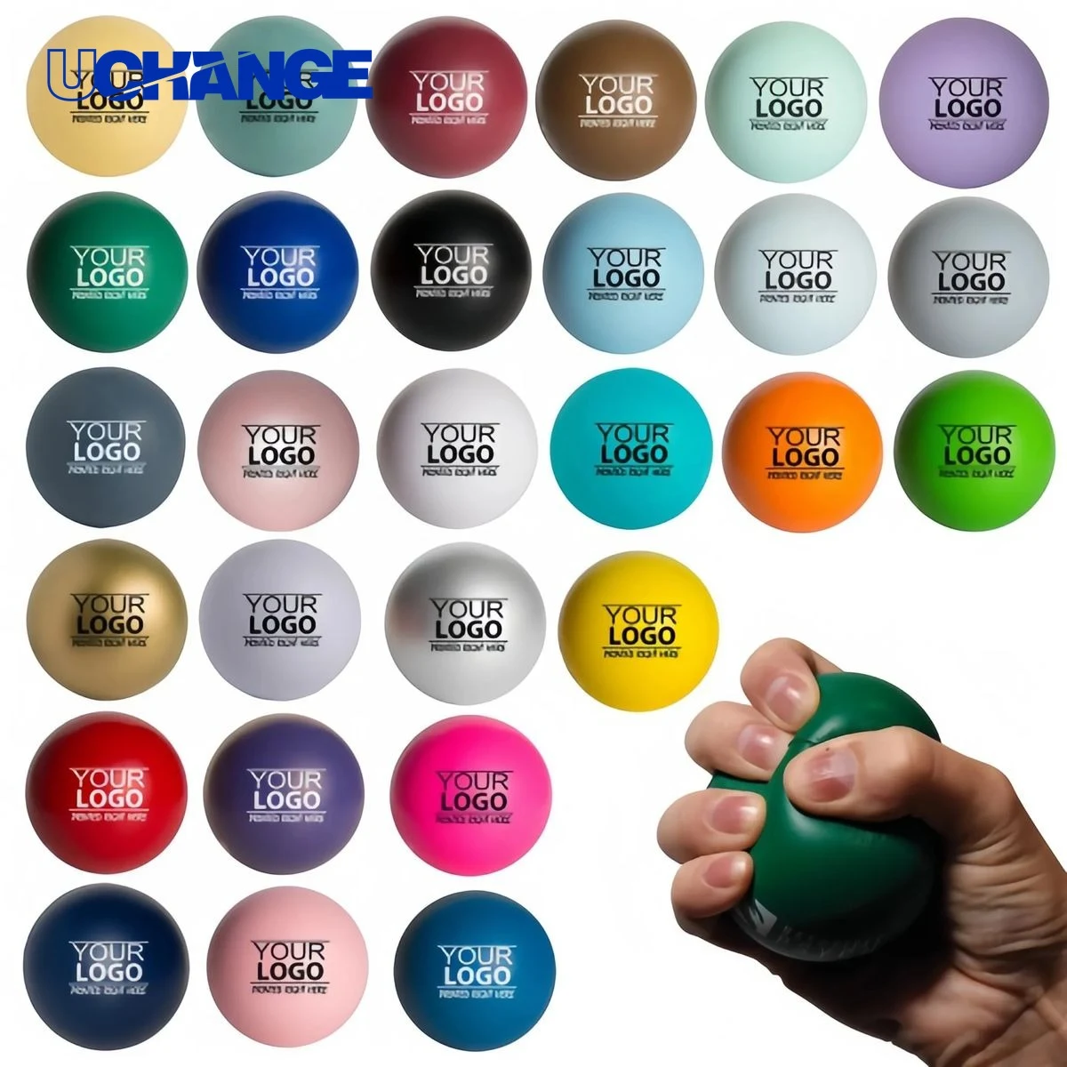 Economy Round Stress Relief Ball 1