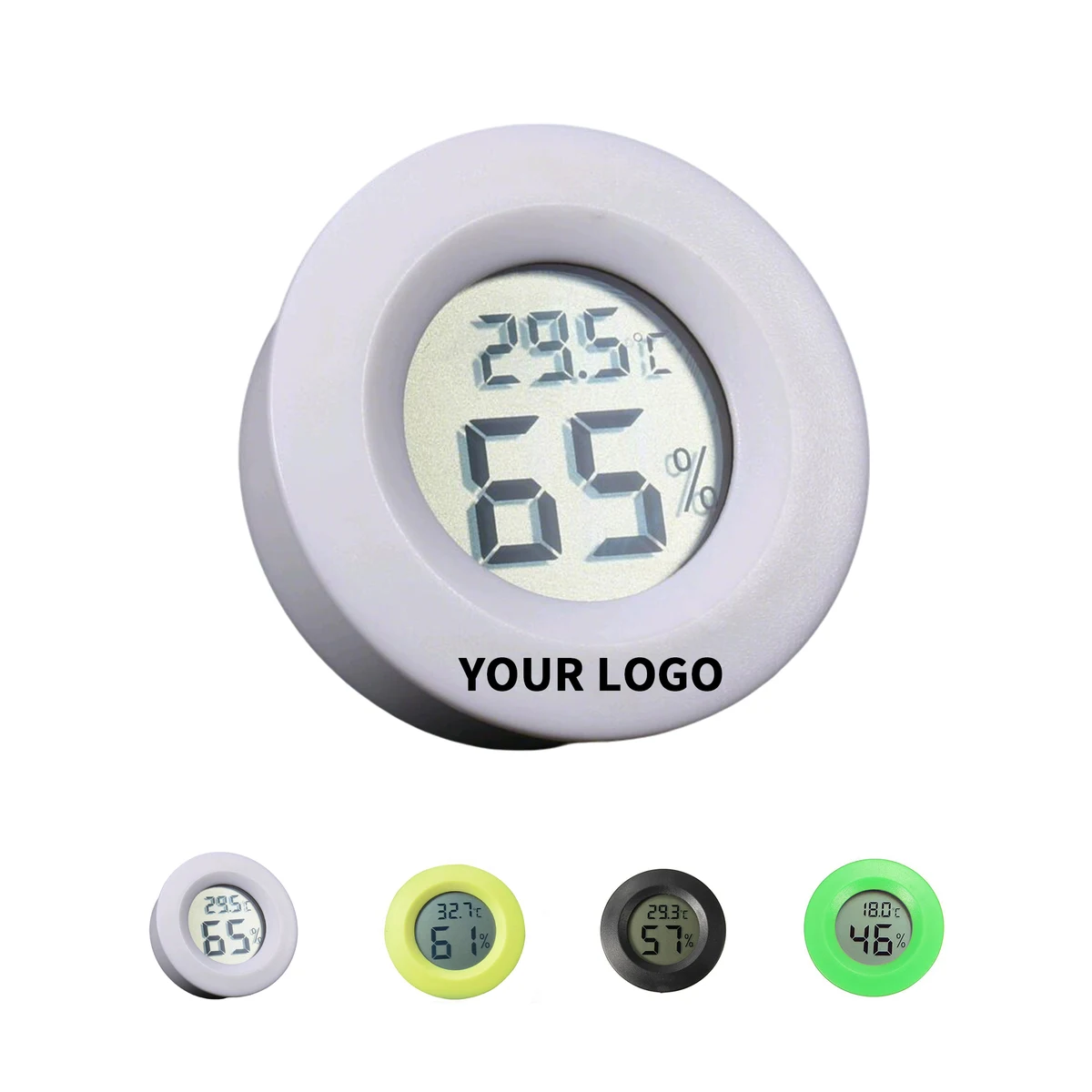 Mini Digital Hygrometer Thermometer 1.8" Length X 1.8" Width X 1" Height 1