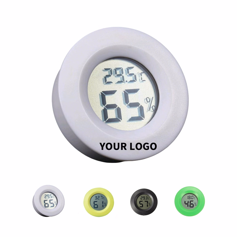 Mini Digital Hygrometer Thermometer 1.8" Length X 1.8" Width X 1" Height