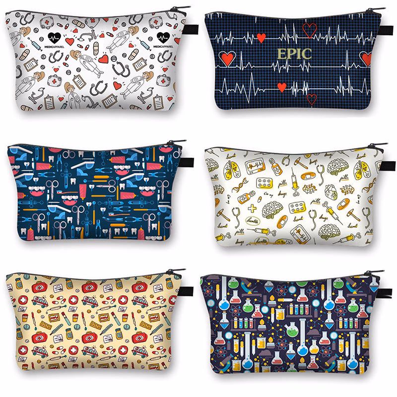 Printed Makeup Bag Travel Large Capacity