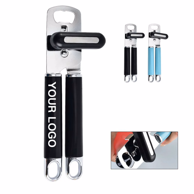 Ergonomic Can Opener with Dual Use Design