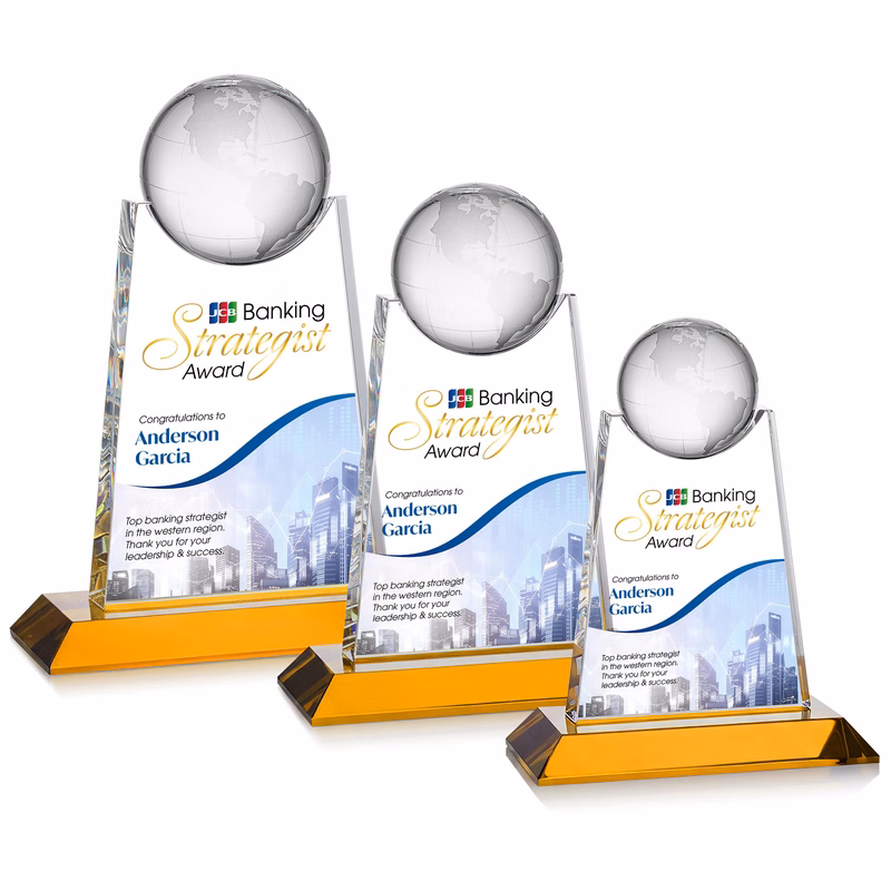 Netherford Globe VividPrint™ Award - Amber
