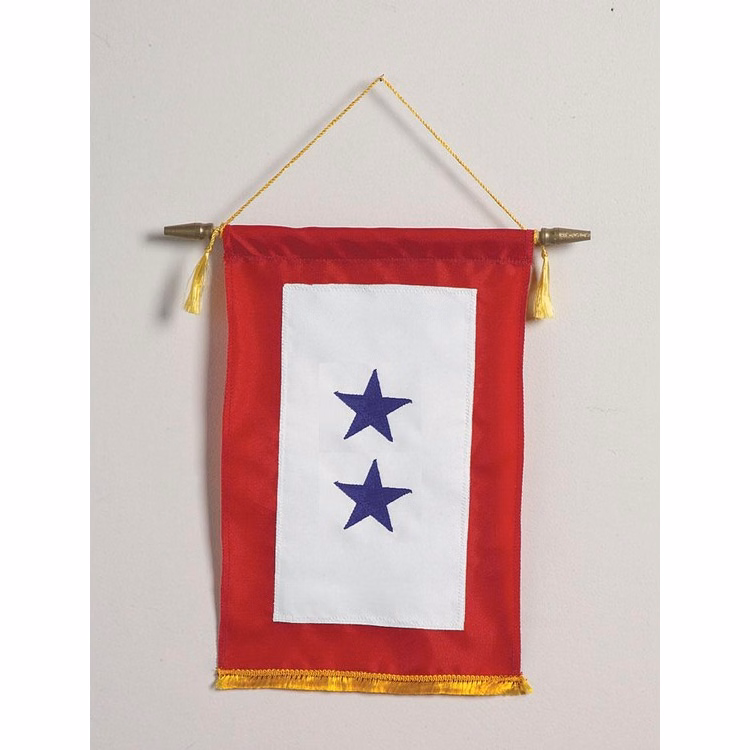 Blue Star Banner - Two Stars