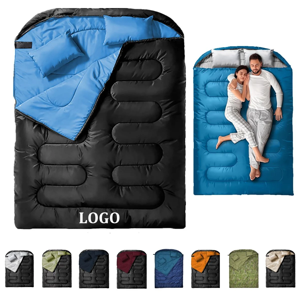 Double Sleeping Bag for Adults 1