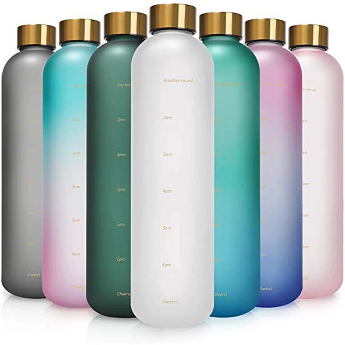32Oz Motivational Water Bottle With Time Marker To Drink 1