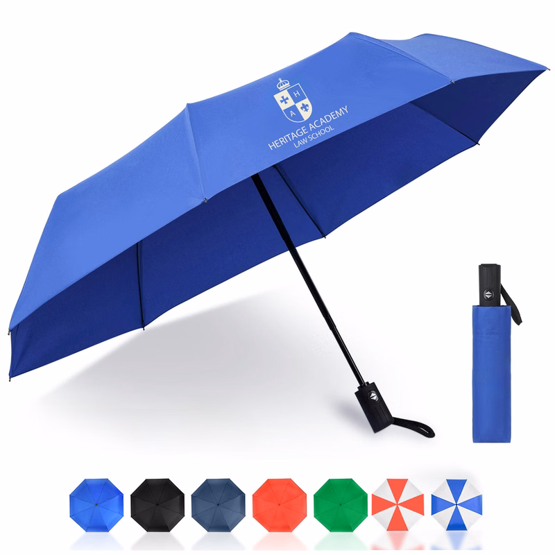 42'' Arc Auto Open+Close Telescopic Folding Umbrella