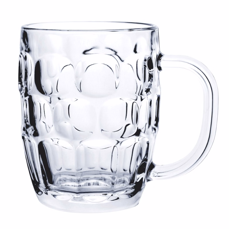 20 Oz. Glass Barrel Beer Mug