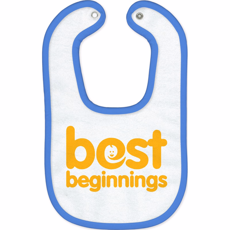 Small Baby Bib with Snaps