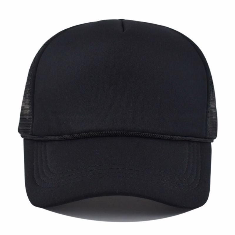 Sponge Mesh Baseball Trucker Cap with String