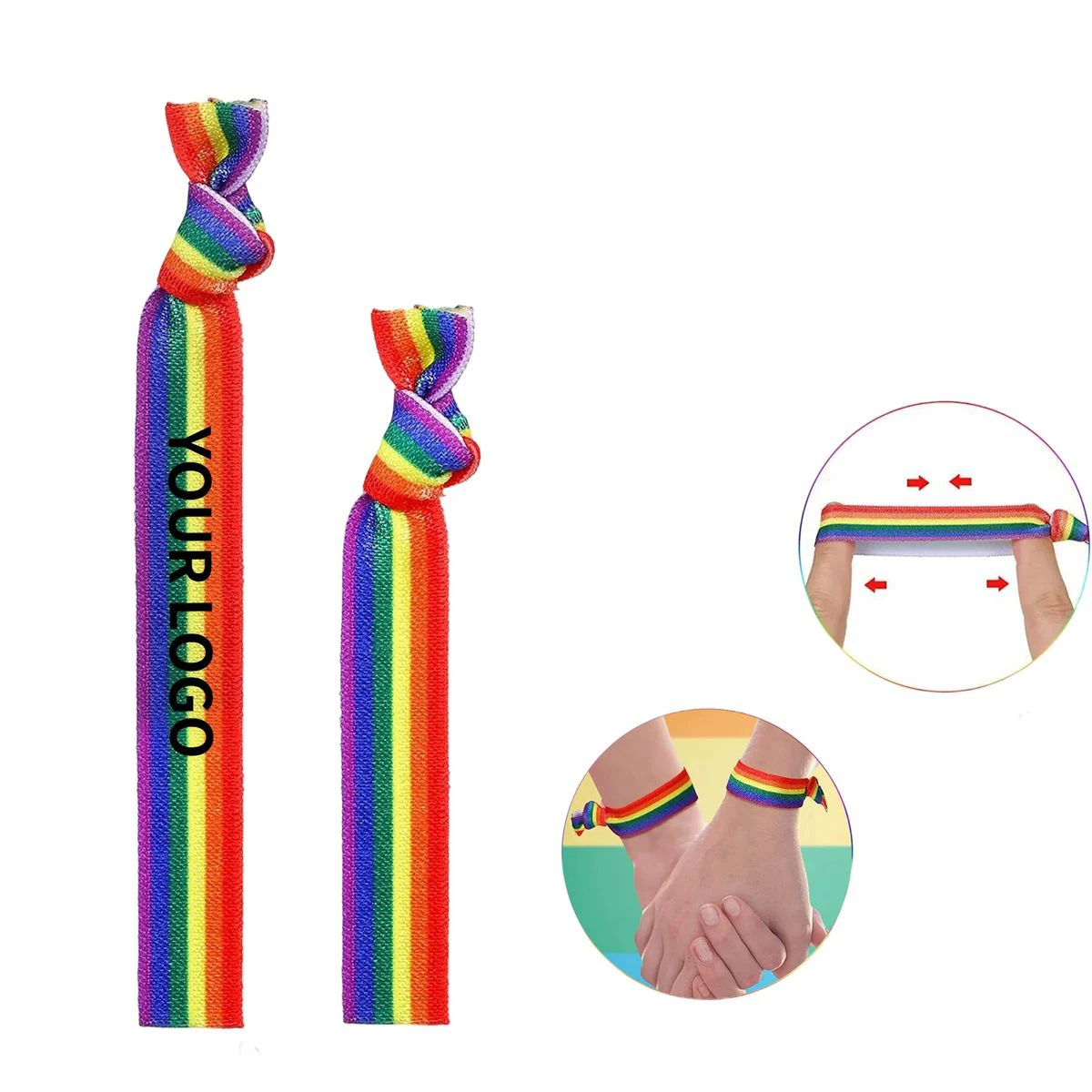 Rainbow Stretch Wristband for Daily Wear 1