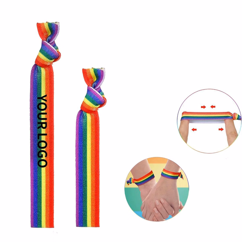 Rainbow Stretch Wristband for Daily Wear