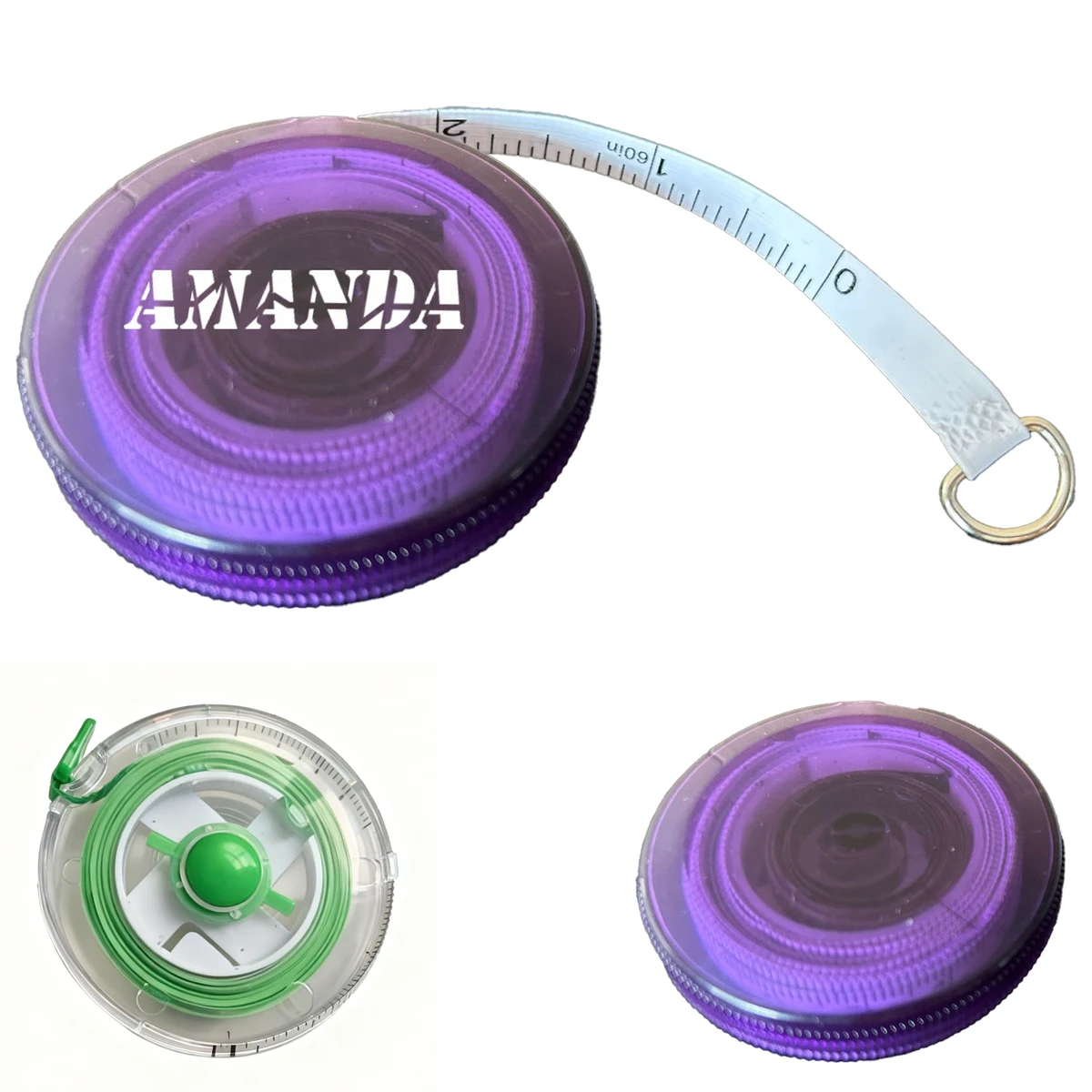 Plastic Portable Clear Tape Measure 1