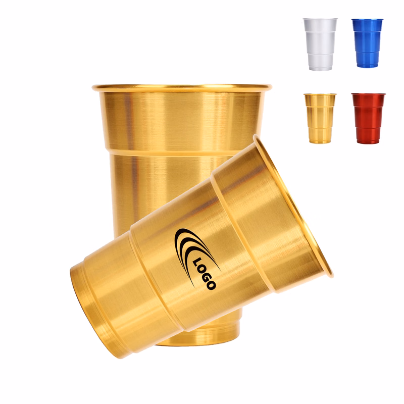 16oz Eusable Metallic Drinking Cup