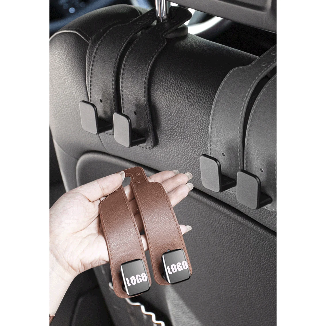 Headrest Hooks for Car/ Multifunctional Car Seat Back Hooks 1