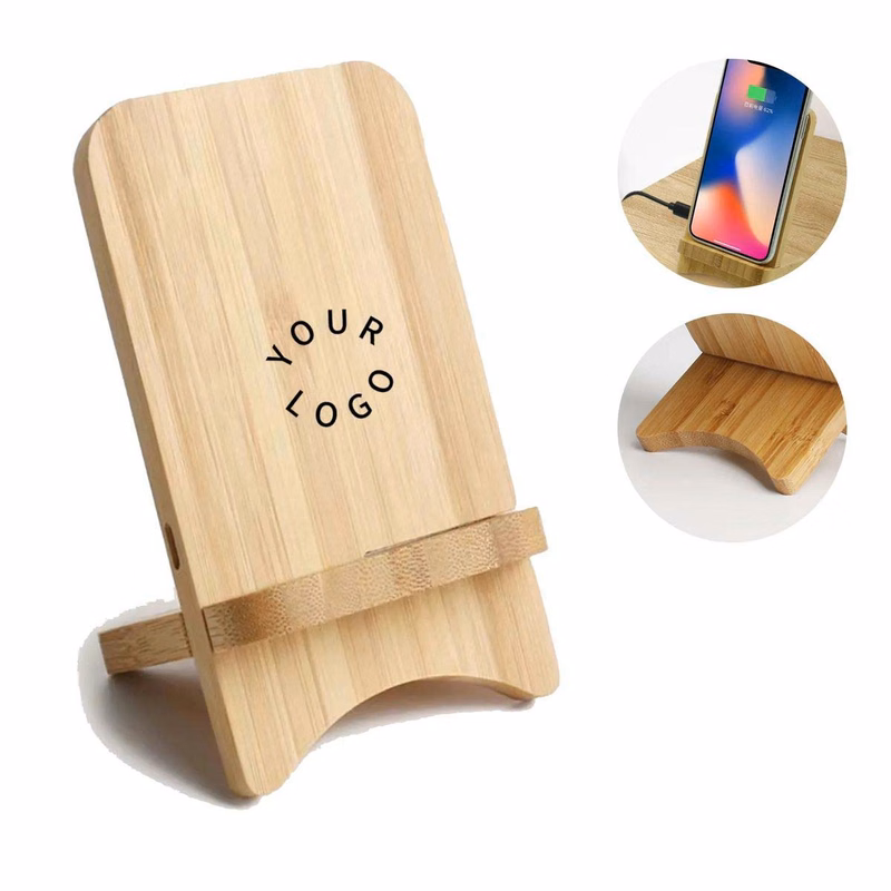 Eco Friendly Bamboo Phone Charger Stand