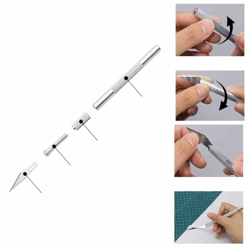 Craft Knife Tool Set Hand File Printer Spatula