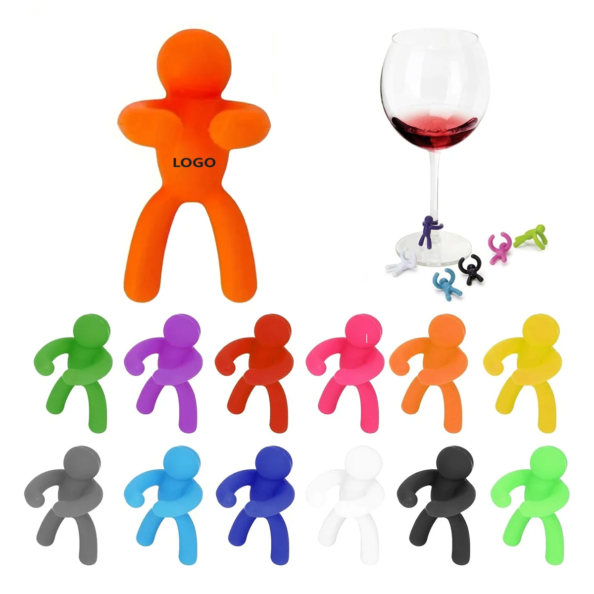 Wine Glass Charms Markers 1