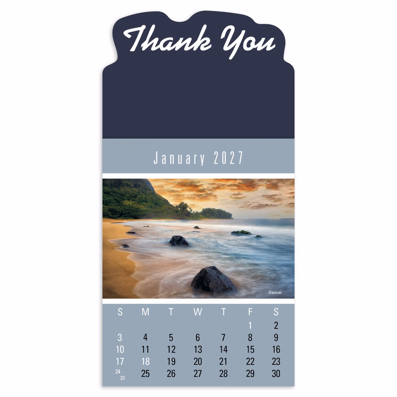 Triumph® Calendars Press-N-Stick Scenic Calendar