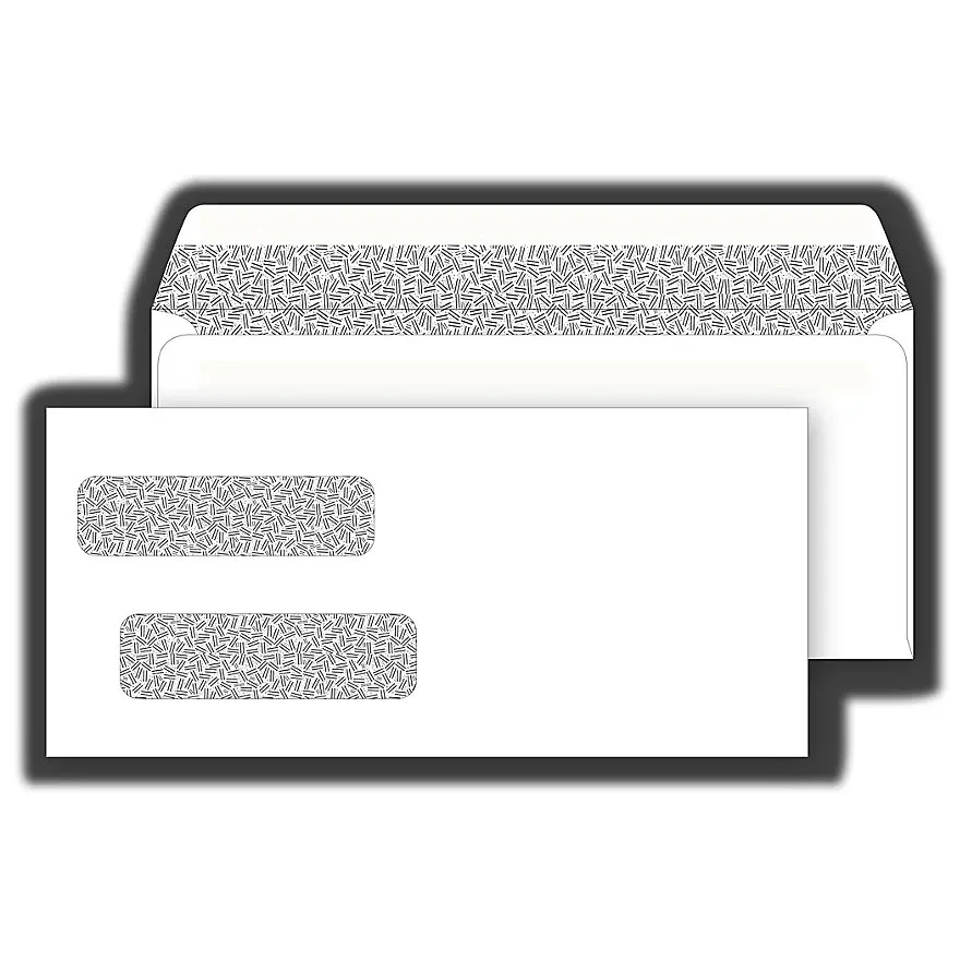 Envelopes, Double Window Confidential, Self Seal 1