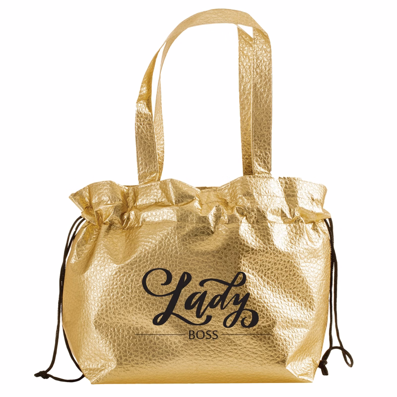 Laminated Croc Tote Bag