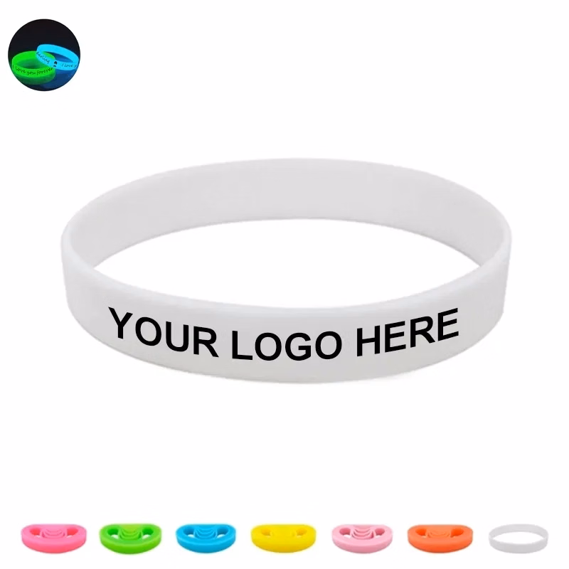 Glowing In Dark Silicone Wristbands