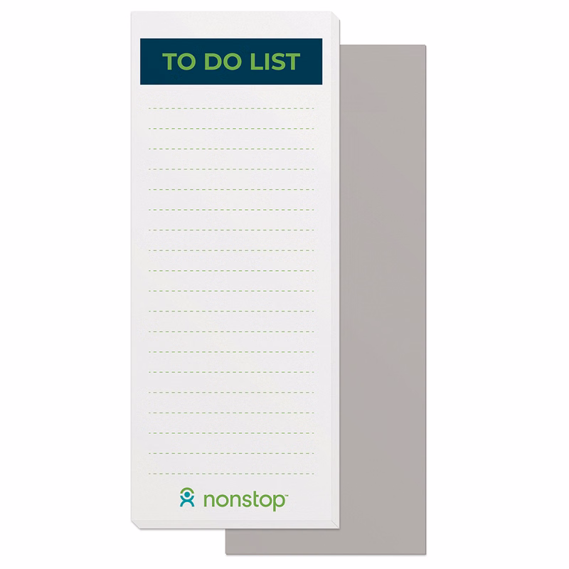50 Page Note-Pads with 4 Colour Process (2.75"x7")