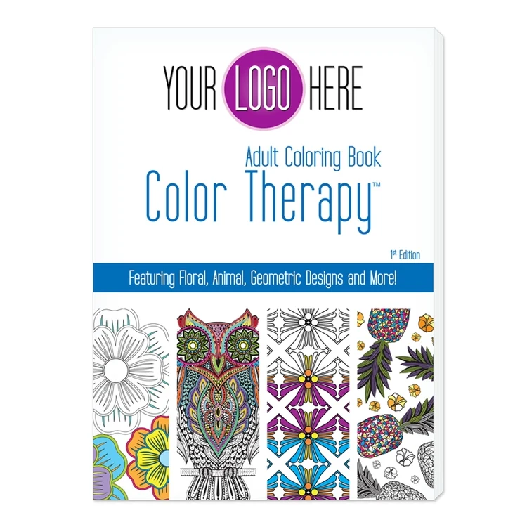 Color Therapy™ 24 Page Adult Coloring Book 1