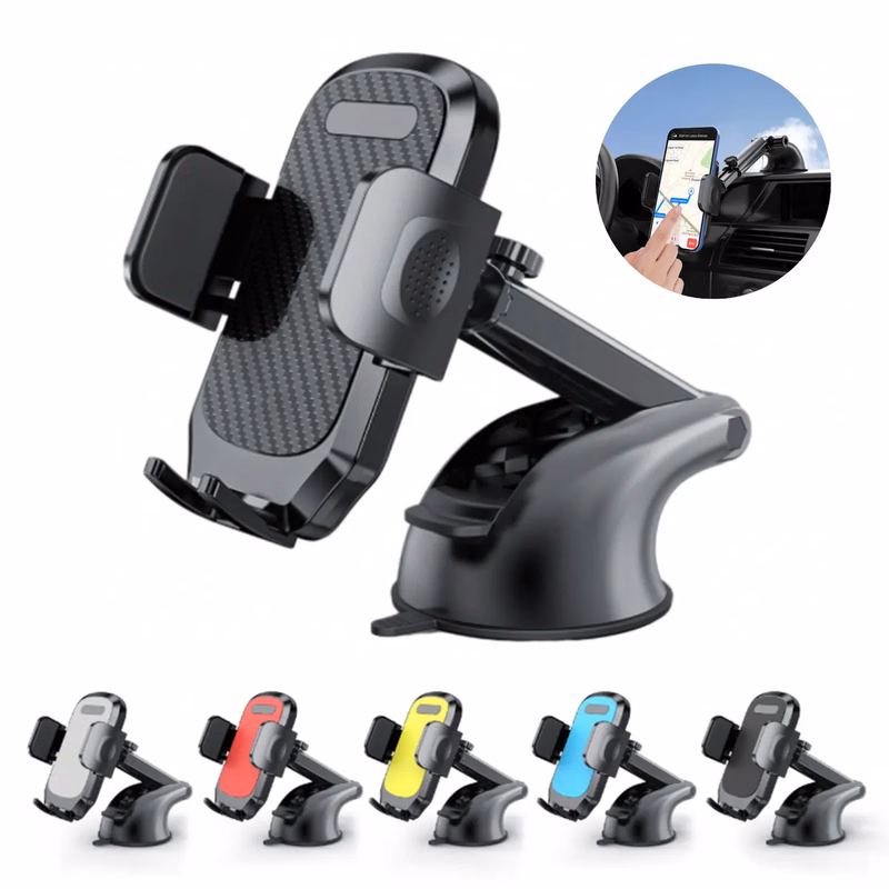 Telescopic Suction Cup Mobile Phone Navigation Frame
