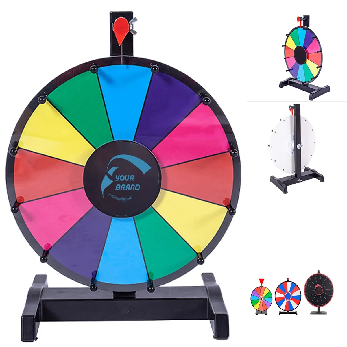 Spinning Prize Editable Wheel w/ Dry Erase Marker & Eraser 1