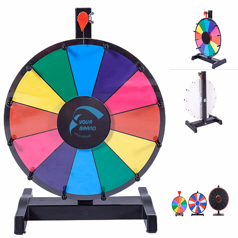 Spinning Prize Editable Wheel w/ Dry Erase Marker & Eraser