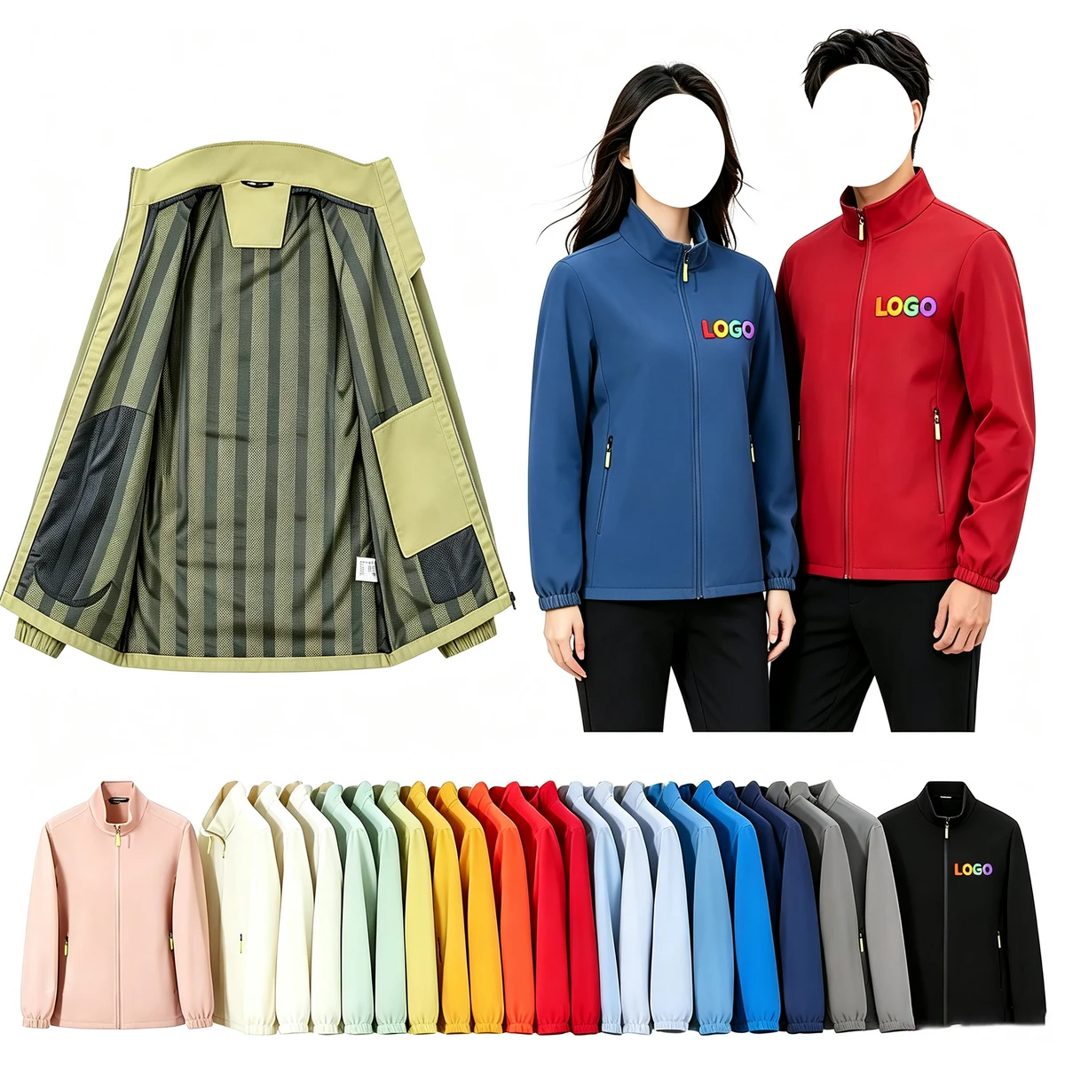 Custom Stand Collar Jacket 1