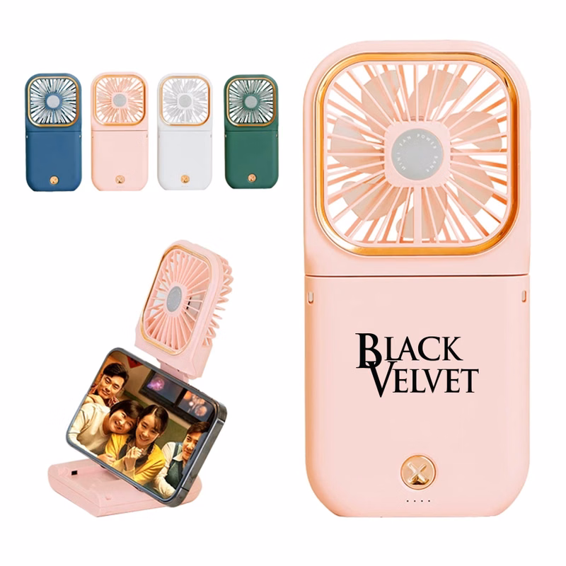 Multi-Use Portable Fan with Power Bank & Phone Holder