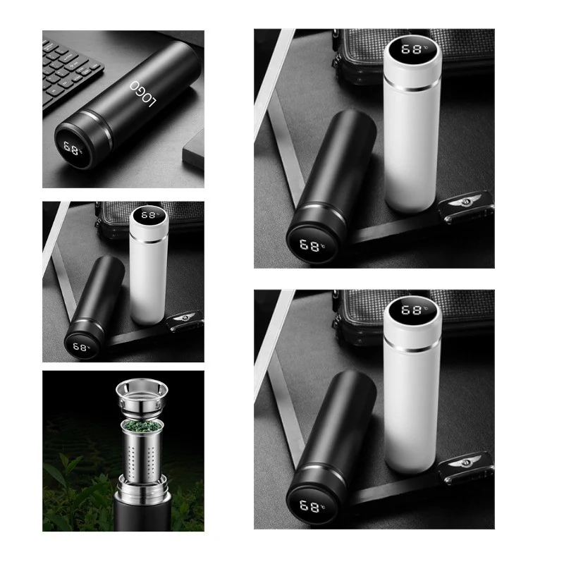 LED Display Stainless Steel Water Bottle 1